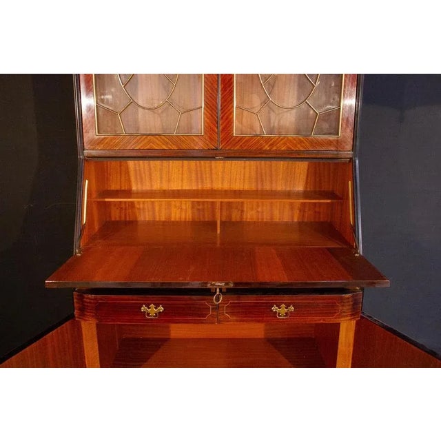 Mid-Century Italian Cabinet Bookcase, 1950s For Sale - Image 12 of 16