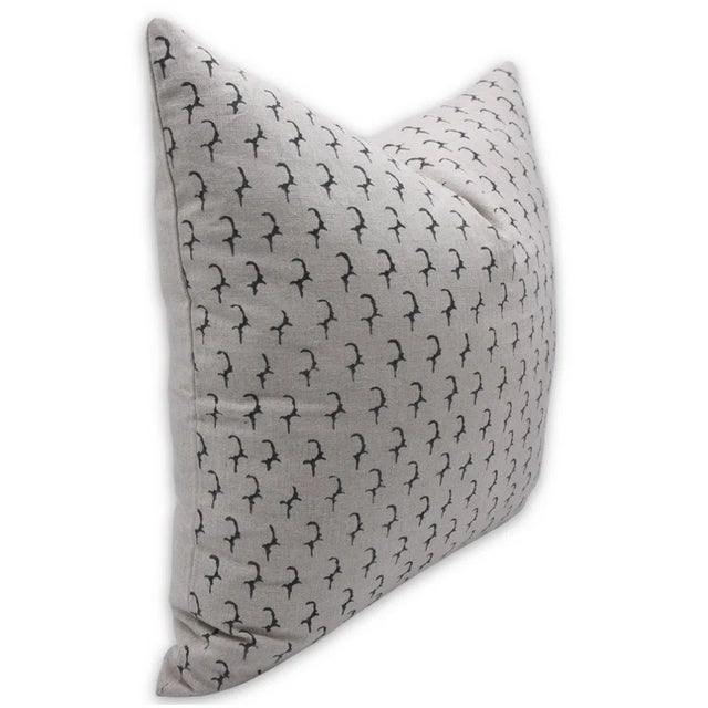 Modern Fabdivine Handmade Pillow Cover 12x20 Inch Block Print- Ankush For Sale - Image 3 of 8