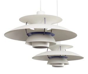 Ph5 Vintage Pendants Lamp by Poul Henningsen for Louis Poulsen, Set of Two, 1980s, Set of 2