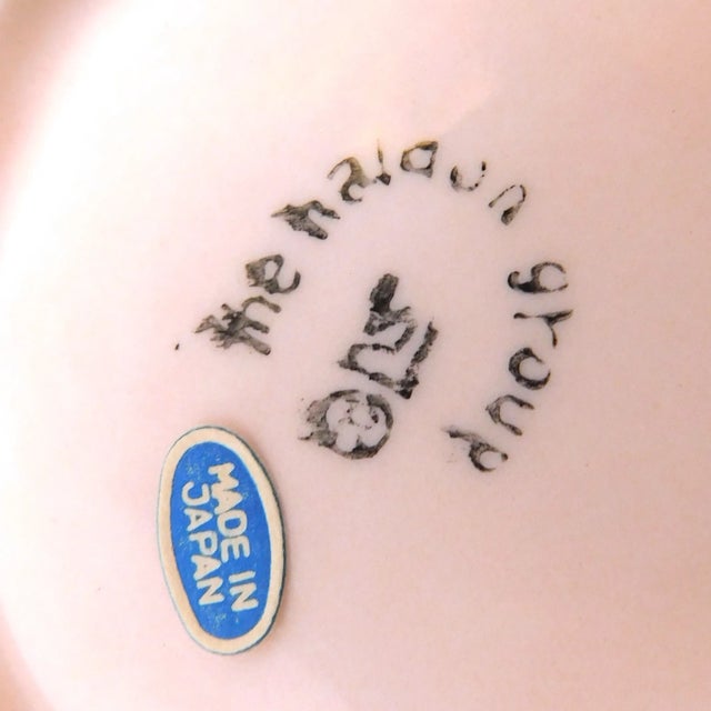 1980s Cantelope Shaped Tea Pot, Sugar Bowl and Creamer by the Haidon Group For Sale In San Francisco - Image 6 of 6