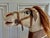 Art Deco Antique Late 19th Century Carved Wood Iron Whitney Reed Rocking Horse Sculpture For Sale - Image 3 of 9