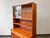 Cherry Bookcase with Display Case, 1960s For Sale - Image 11 of 18