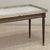 Wood Mid-Century Louis XVI Style Mahogany Coffee Table With Carrara Marble For Sale - Image 7 of 18