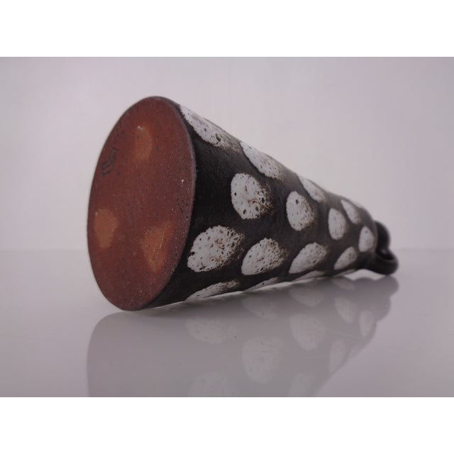 German Studio Ceramic Vase by Monika Maetzel, 1960s For Sale - Image 18 of 18