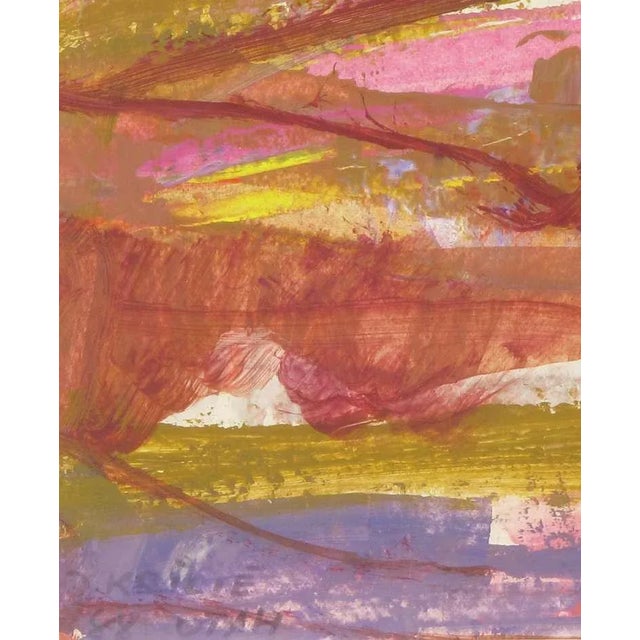 Jean Krille Jean Krille' "Utah '88" Acrylic on Art Board For Sale - Image 4 of 5