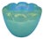 20th Century Tulip Bowl Iridescent Murano Sommerso Glass attributed to Alfredo Barbini for Seguso, 1950s For Sale