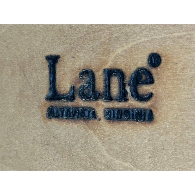 Rustic Lane Set 2 Rustic Brutalist End Table Oak Iron Parquet Wood Vintage 1969 For Sale - Image 3 of 5