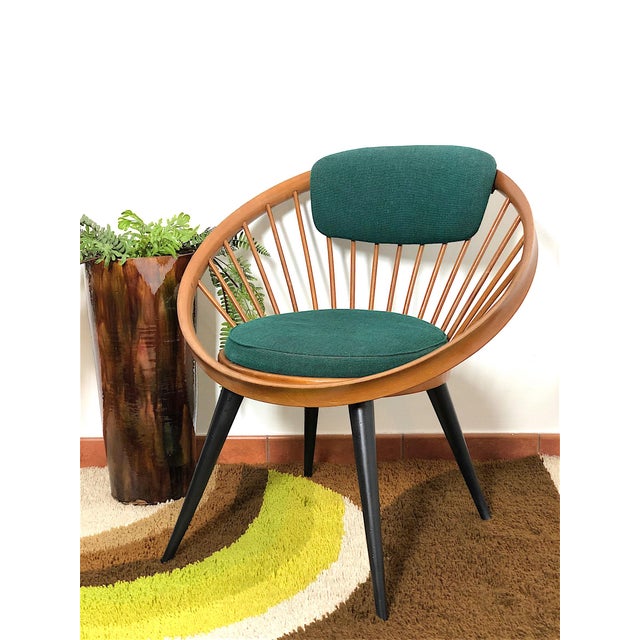 Yngve Ekström Circular Lounge Chair by Yngve Ekström, 1960s For Sale - Image 4 of 13