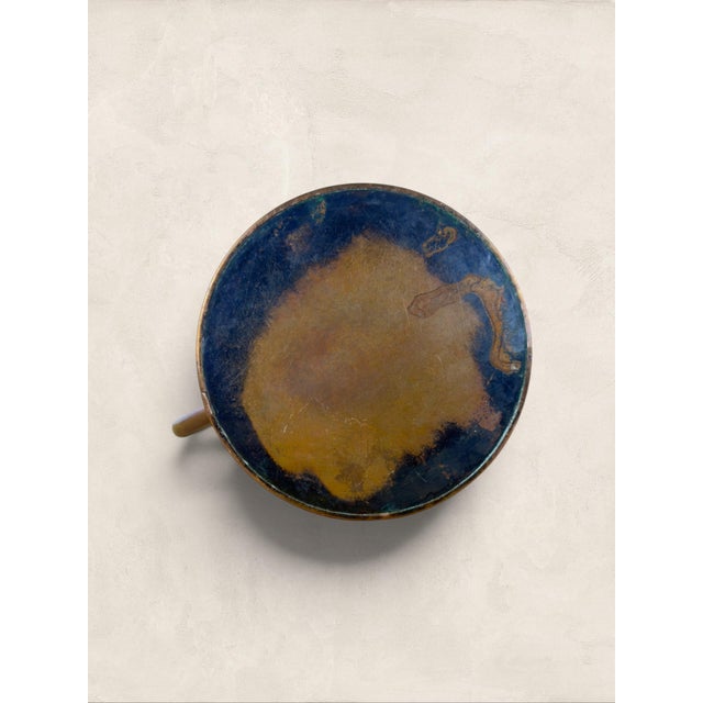 Contemporary Antique English Hammered Copper Water Ewer, Circa 1920 For Sale - Image 3 of 9