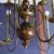 Mid-Century Modern Brass 12-Light Pendant Chandelier, Italy, 1950s For Sale - Image 3 of 8