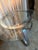 Mid century chrome and glass table set includes two round end tables and one oval coffee table both with beveled edge...