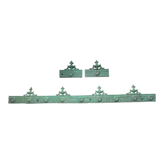 Artistic Wall Sculpture: Reimagined Antique Brass Chandelier / Joseph Malekan For Sale