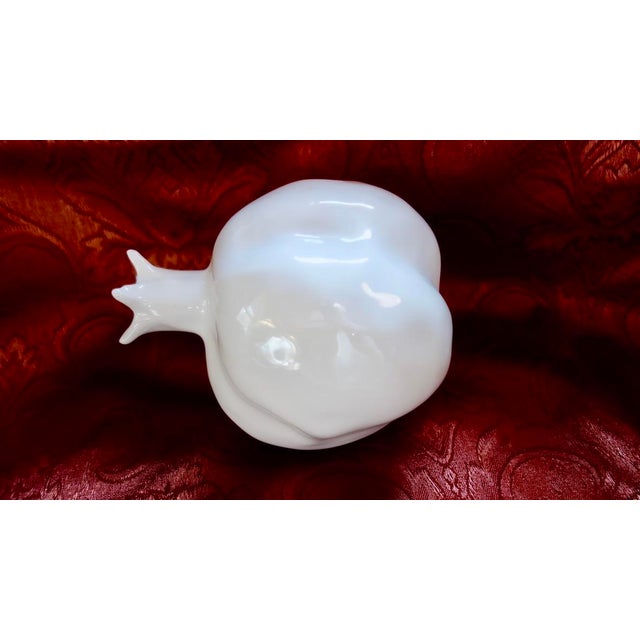 1970s Pomegranate Vase Blanc De Chien For Sale - Image 5 of 9