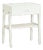 Scandinavian Bedside Table in Painted White, 1960s For Sale