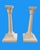 Fitz and Floyd Vintage Fitz and Floyd White Porcelain Candlesticks - A Pair For Sale - Image 4 of 10