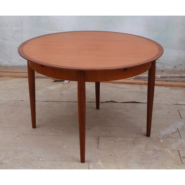 Mid-Century Modern Extendable Teak Dining Table from Lübke, 1965 For Sale - Image 3 of 12