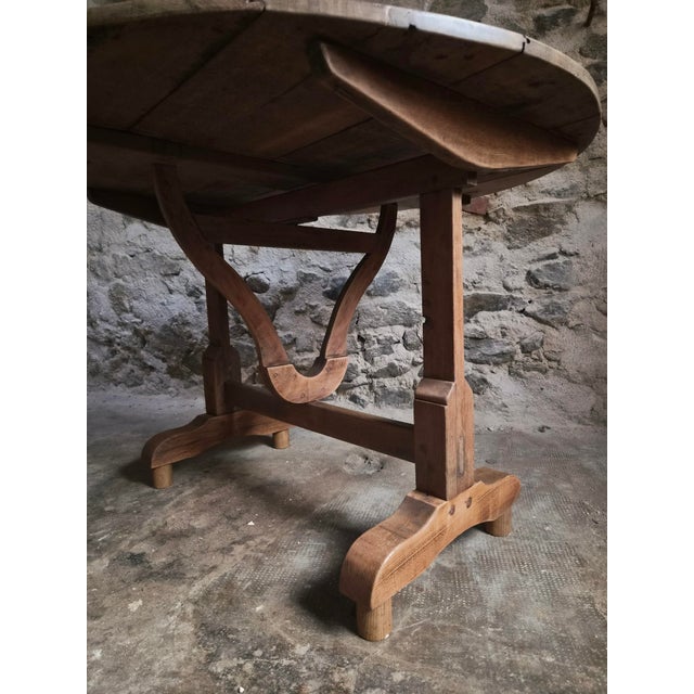 Antique Oak Wine Table, Burgundy, France, 1830 For Sale - Image 13 of 18