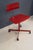 Office swivel chair produced in Europe in the 1960s, representative of mid-century industrial functional design. with a...