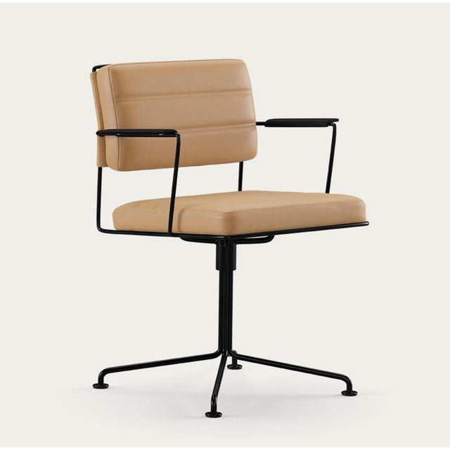 Henrik tengler time chair frame: chrome, upholstery: umber for one collection the time chair, designed by henrik tengler...
