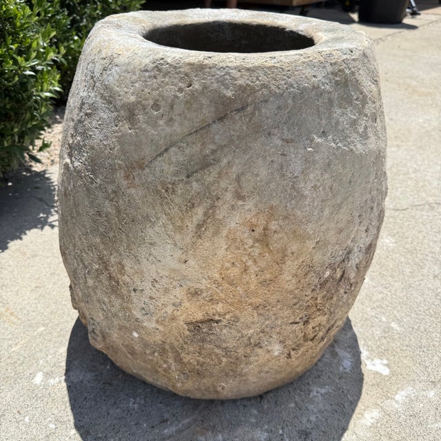 Contemporary Antique Limestone Trough For Sale - Image 3 of 10