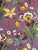 Purple Thibaut F920850 Pasadena Plum Fabric 1 7/8 Yards For Sale - Image 8 of 8