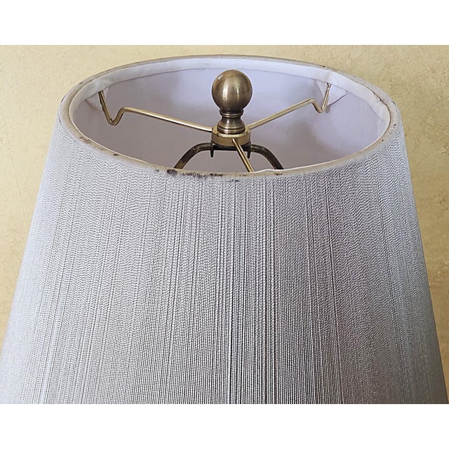 Vintage Alabaster Urn Table Lamp in Neoclassical Style – 28” For Sale - Image 15 of 18