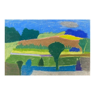 1960s Frank Wallace Vermont New England Landscape For Sale
