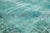 Turquoise Antique Overdyed Persian Wool Rug With Medallion Motif For Sale - Image 9 of 10