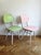 A rare and completely original set of six Mid-Century Modern dining chairs produced by TON in former Czechoslovakia in...