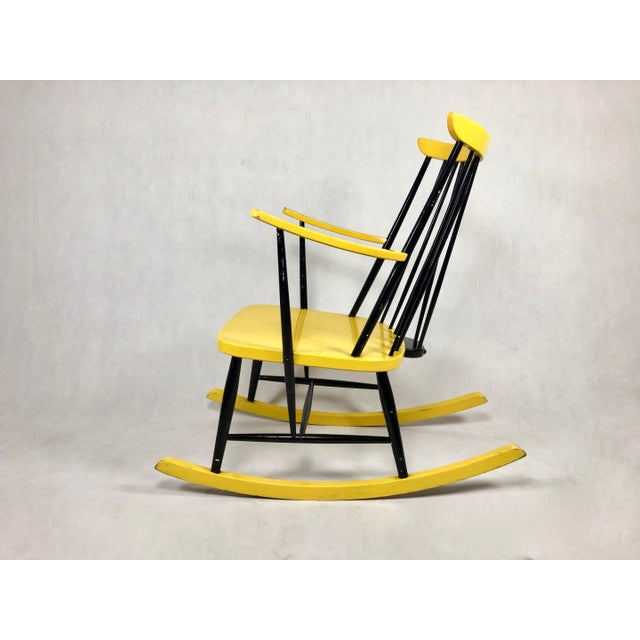 Mid-Century Rocking Chair attributed to Lucian Ercolani for Ercol, 1960s For Sale - Image 11 of 14
