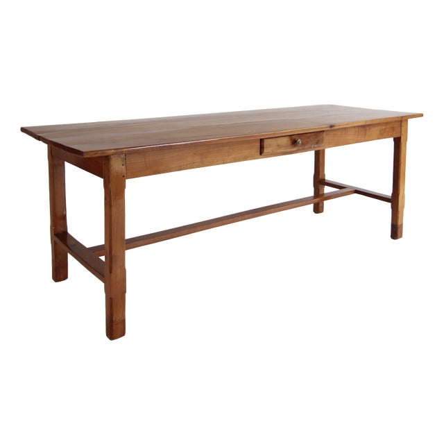 Vintage Cherrywood Dining Table For Sale