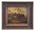 Equestrian Scene, 18th Century, Oil Painting on Canvas, Framed For Sale