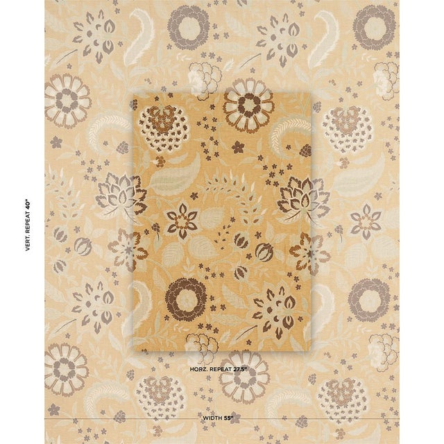 Created in one of Europe's oldest family mills, Alissia Floral is fabulous cotton-linen jacquard weave with a lampas...