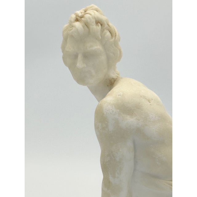 Italian Bonded Marble Sculpture — Bernini’s “David” — Mid 20th Century For Sale - Image 12 of 15