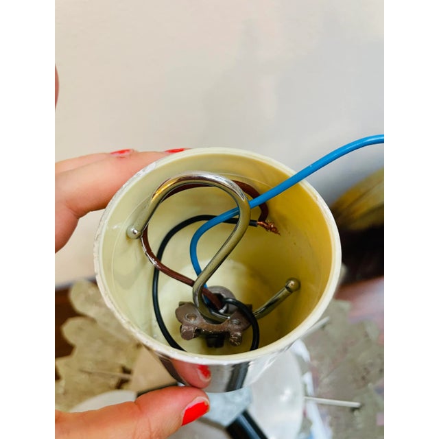 Silver Mid-Century Acrylic Glass Candlestick by Jt Kalmar, 1960s For Sale - Image 8 of 11