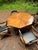 1960s Drexel Esperanto Mid-Century Modern Hexagonal Low Dining & Game Table With 4 Chairs For Sale - Image 17 of 17