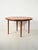 Scandinavian Round Dining Table in Streaked Teak, 1960s For Sale - Image 9 of 9