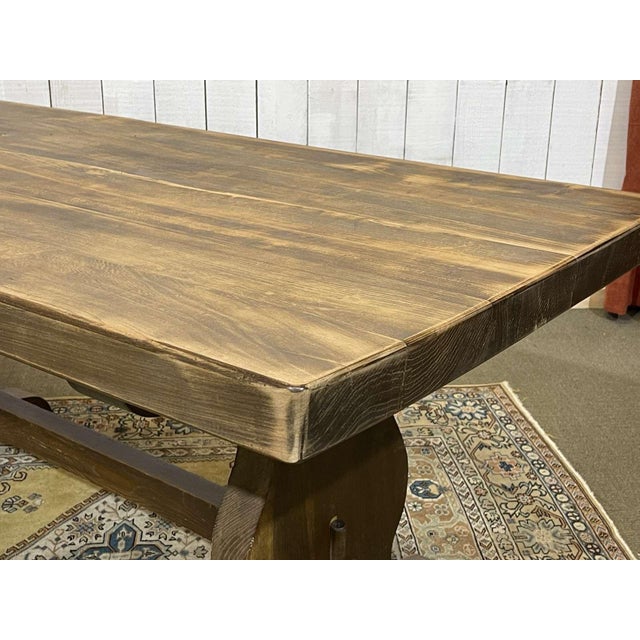Monastery Table in Elm, 1970s For Sale - Image 9 of 18