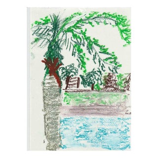 Alfredo Pizzi, Composition 13, Oil Pastel Drawing on Paper, 2025 For Sale