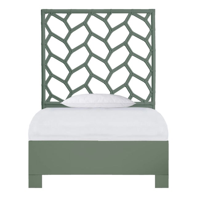 Silas Platform Bed Twin - Evergreen For Sale
