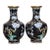 Made in Japan Cloissonne Vases - A Pair For Sale