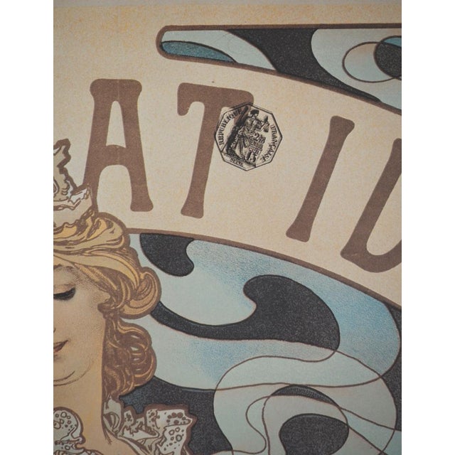 Chocolat Idéal Poster after Alfons Mucha For Sale - Image 6 of 10