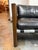 Wood Selig Rosewood + Black Leather Strap Sofa, Circa 1970's For Sale - Image 7 of 12