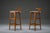 Dyrlund Danish Modern Teak Bar Stools by Dyrlund, Denmark, 1960s, Set of 2 For Sale - Image 4 of 14