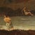Italian School Artist, Landscape Painting with Buildings and Bathers, 18th Century, Oil Painting on Canvas, Framed For Sale - Image 5 of 13