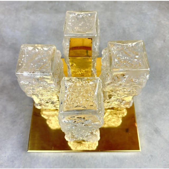 Mid-Century Modern Vintage Flush Mount from Hillebrand, 1970s For Sale - Image 3 of 13