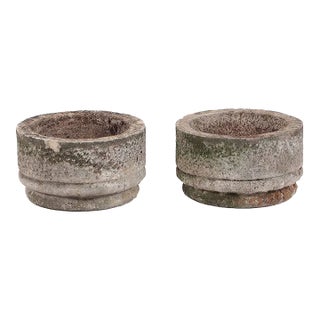 Pair of French Stone Planters 1950 For Sale