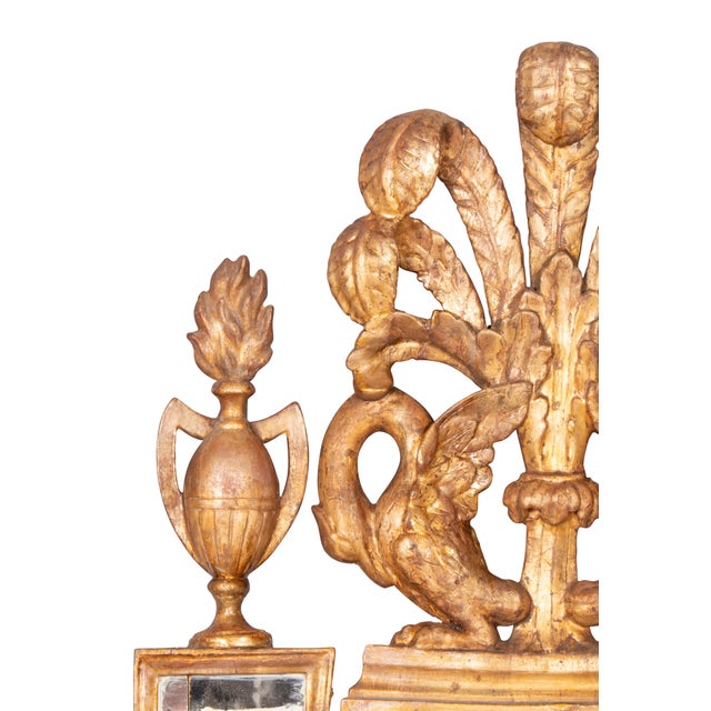 Italian Neoclassical Giltwood Mirrors - A Pair For Sale - Image 12 of 13