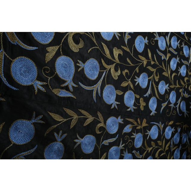 Silk Suzani From Uzbekistan - Wall Hanging Decor For Sale - Image 6 of 9