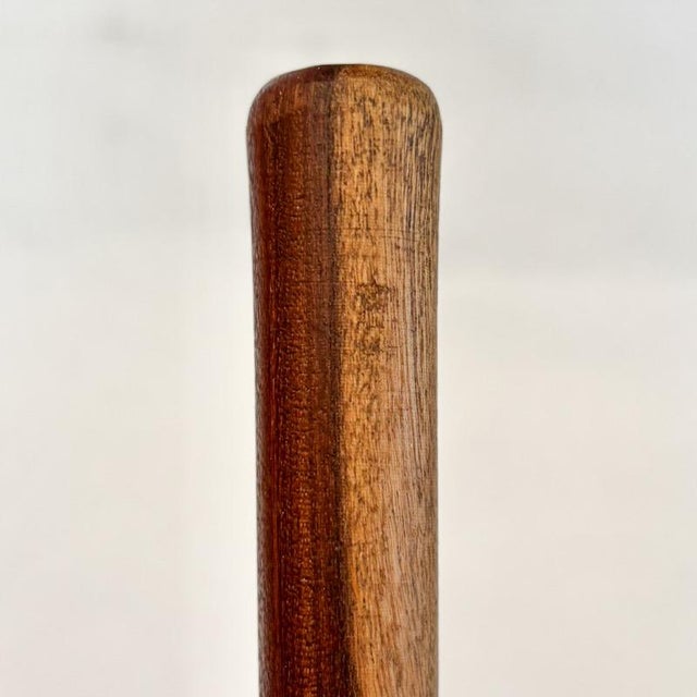 Wood Modern Teak Gavel with Silver-Plated Details, Sweden, 1960s For Sale - Image 7 of 9